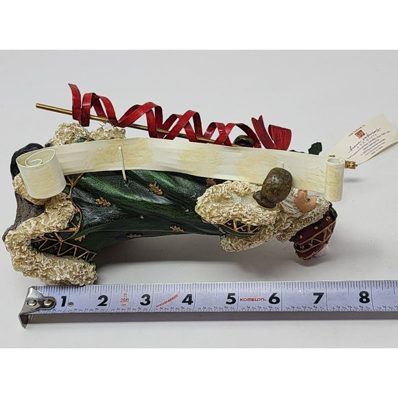 Vintage Home Interiors Classic Santa Clause Holding Naughty & Nice List NIB - Picture 11 of 12